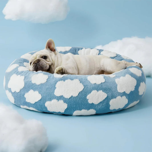 CozyPaw Donut Dog Bed – Modern Design, Soft & Warm, Washable