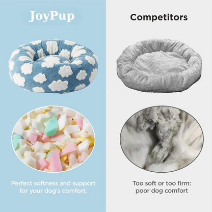 CozyPaw Donut Dog Bed – Modern Design, Soft & Warm, Washable