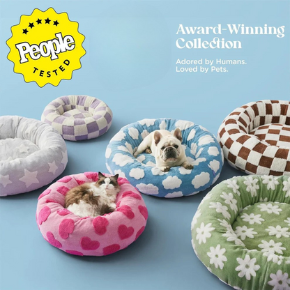 CozyPaw Donut Dog Bed – Modern Design, Soft & Warm, Washable