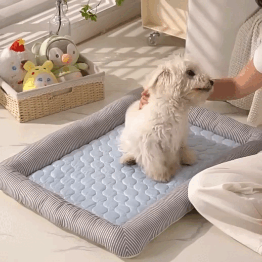 Cooling Dog Bed Pet Cool Mat - All Seasons Stylish & Versatile