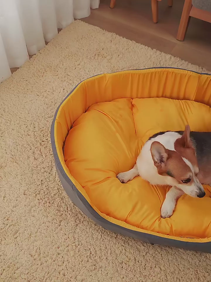 Load video: PetNet All-Season Ultra-Soft Dog Bed